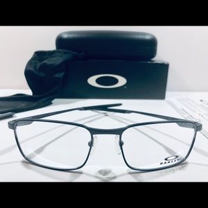Oakley Eyeglasses Satin Light Steel Metal Rx Frame